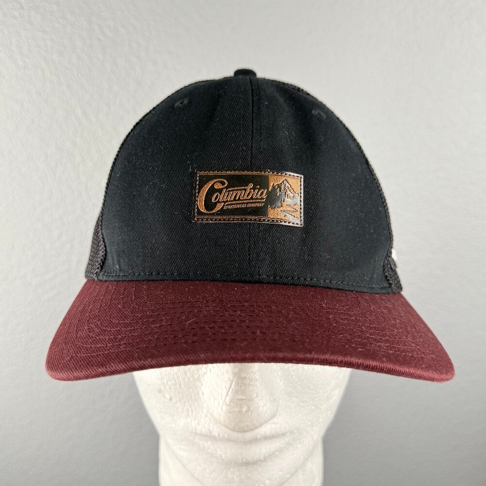 Columbia Leather Patch Hat